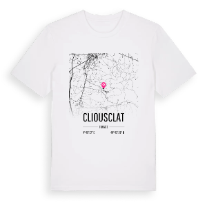 Cliousclat karta t-shirt – ekologisk bomull t-shirt från Pinshirt