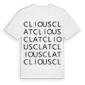 Cliousclat ordlek t-shirt