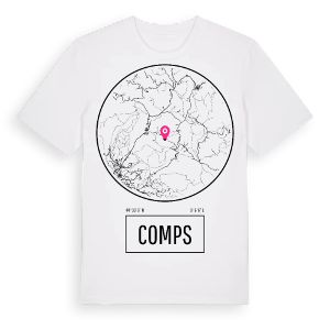Comps t-shirt – ekologisk bomull t-shirt från Pinshirt