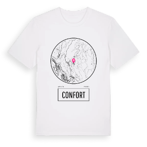 Confort t-shirt – ekologisk bomull t-shirt från Pinshirt