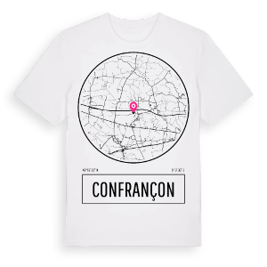Confrançon t-shirt – ekologisk bomull t-shirt från Pinshirt