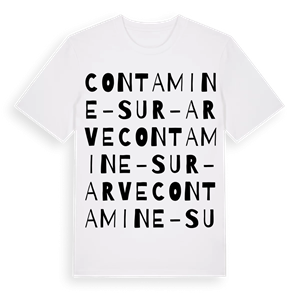 Contamine-sur-Arve ordlek t-shirt – ekologisk bomull t-shirt från Pinshirt