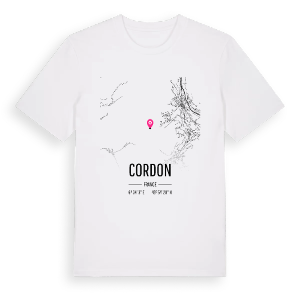 Cordon karta t-shirt – ekologisk bomull t-shirt från Pinshirt