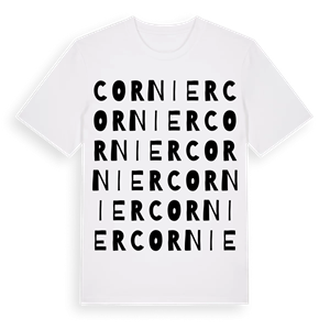 Cornier ordlek t-shirt – ekologisk bomull t-shirt från Pinshirt