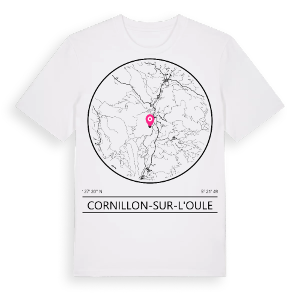 Cornillon-sur-l'Oule t-shirt – ekologisk bomull t-shirt från Pinshirt