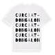 Curciat-Dongalon ordlek t-shirt