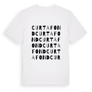 Curtafond ordlek t-shirt – ekologisk bomull t-shirt från Pinshirt