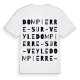 Dompierre-sur-Veyle ordlek t-shirt