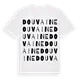 Douvaine ordlek t-shirt