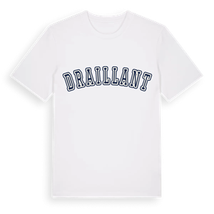 Draillant college t-shirt – ekologisk bomull t-shirt från Pinshirt
