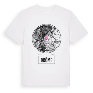 Drôme t-shirt – ekologisk bomull t-shirt från Pinshirt