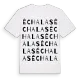 Échalas ordlek t-shirt