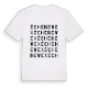 Échenevex ordlek t-shirt