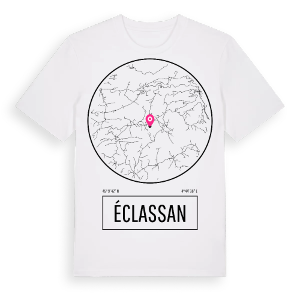 Éclassan t-shirt – ekologisk bomull t-shirt från Pinshirt
