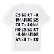 Essert-Romand ordlek t-shirt
