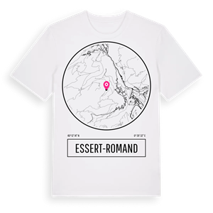 Essert-Romand t-shirt – ekologisk bomull t-shirt från Pinshirt