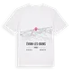 Évian-les-Bains karta t-shirt