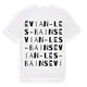 Évian-les-Bains ordlek t-shirt