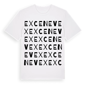 Excenevex ordlek t-shirt – ekologisk bomull t-shirt från Pinshirt