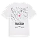 Faucigny karta t-shirt