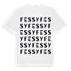 Fessy ordlek t-shirt