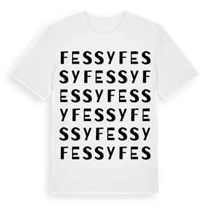 Fessy ordlek t-shirt – ekologisk bomull t-shirt från Pinshirt