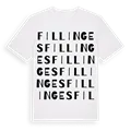 Fillinges ordlek t-shirt