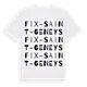 Fix-Saint-Geneys ordlek t-shirt