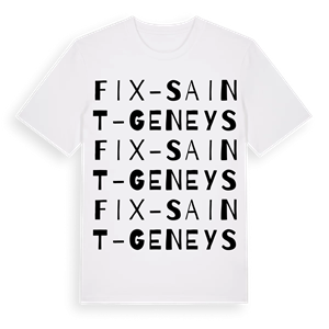 Fix-Saint-Geneys ordlek t-shirt – ekologisk bomull t-shirt från Pinshirt