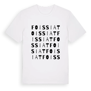 Foissiat ordlek t-shirt – ekologisk bomull t-shirt från Pinshirt