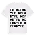 Fridefont ordlek t-shirt