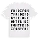 Fridefont ordlek t-shirt