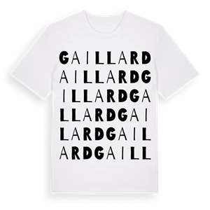 Gaillard ordlek t-shirt – ekologisk bomull t-shirt från Pinshirt