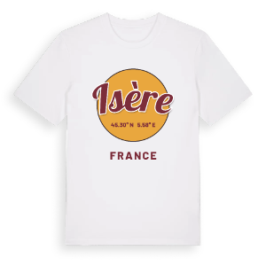 Isère cirkel t-shirt – ekologisk bomull t-shirt från Pinshirt
