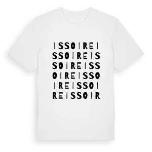 Issoire ordlek t-shirt – ekologisk bomull t-shirt från Pinshirt