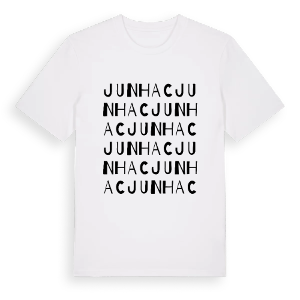 Junhac ordlek t-shirt – ekologisk bomull t-shirt från Pinshirt