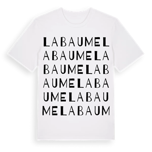 La Baume ordlek t-shirt – ekologisk bomull t-shirt från Pinshirt
