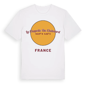 La Chapelle-du-Châtelard cirkel t-shirt – ekologisk bomull t-shirt från Pinshirt