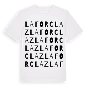 La Forclaz ordlek t-shirt – ekologisk bomull t-shirt från Pinshirt