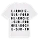 La Roche-sur-Foron ordlek t-shirt