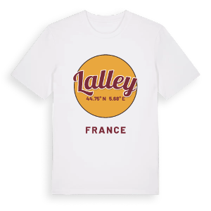 Lalley cirkel t-shirt – ekologisk bomull t-shirt från Pinshirt
