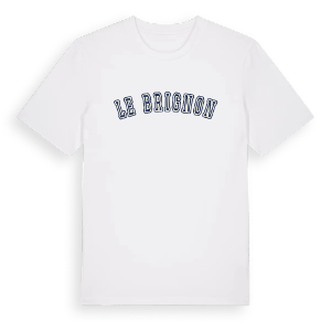 Le Brignon college t-shirt – ekologisk bomull t-shirt från Pinshirt