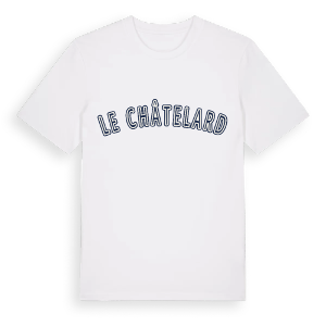 Le Châtelard college t-shirt – ekologisk bomull t-shirt från Pinshirt