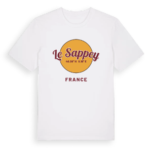 Le Sappey cirkel t-shirt – ekologisk bomull t-shirt från Pinshirt