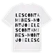 Les Contamines-Montjoie ordlek t-shirt