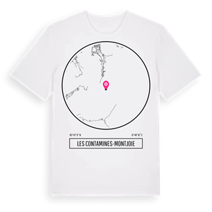Les Contamines-Montjoie t-shirt – ekologisk bomull t-shirt från Pinshirt