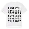 Les Gets ordlek t-shirt
