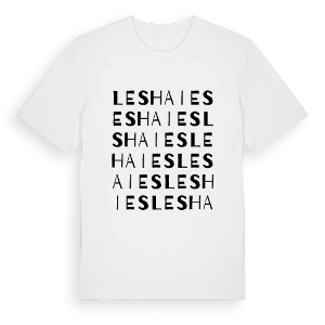 Les Haies ordlek t-shirt – ekologisk bomull t-shirt från Pinshirt