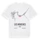 Les Houches karta t-shirt