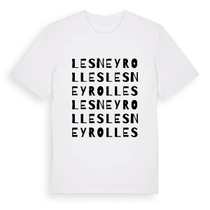 Les Neyrolles ordlek t-shirt – ekologisk bomull t-shirt från Pinshirt